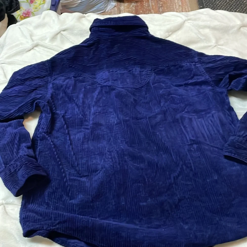 Vintage blue  Disney winnie the pooh corduroy button down sz medium